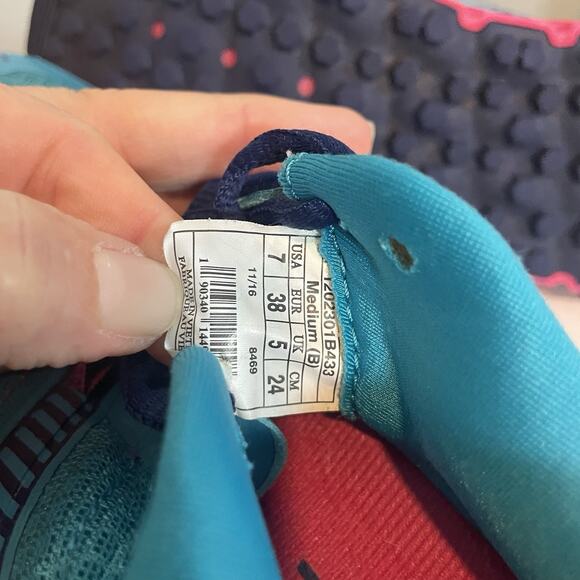 Brooks Womens Pure Grit 5 1202301B433 Blue Running Shoes Sneakers Size 7 B - Picture 8 of 8